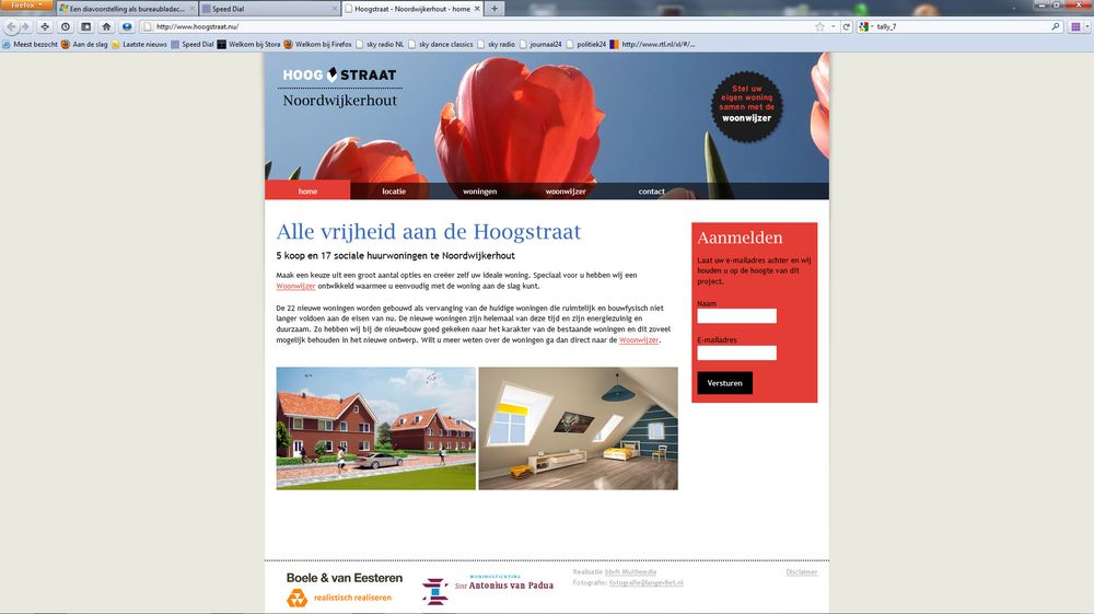 voorpagina site